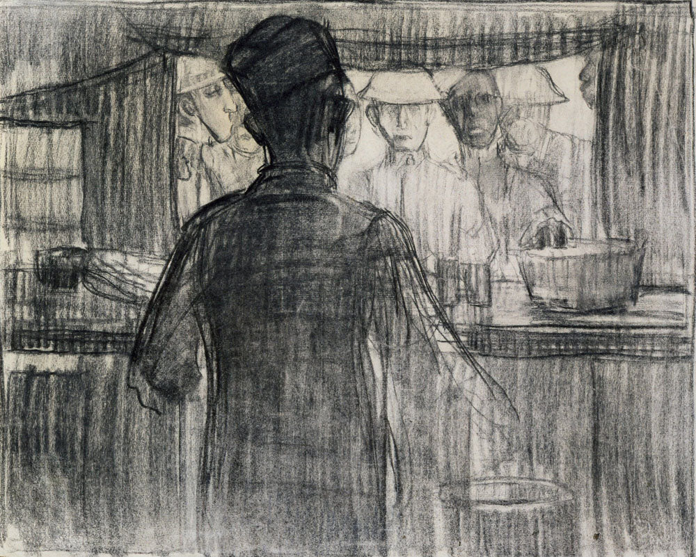 A.R.C. Canteen, World War I - by Henry Ossawa Tanner