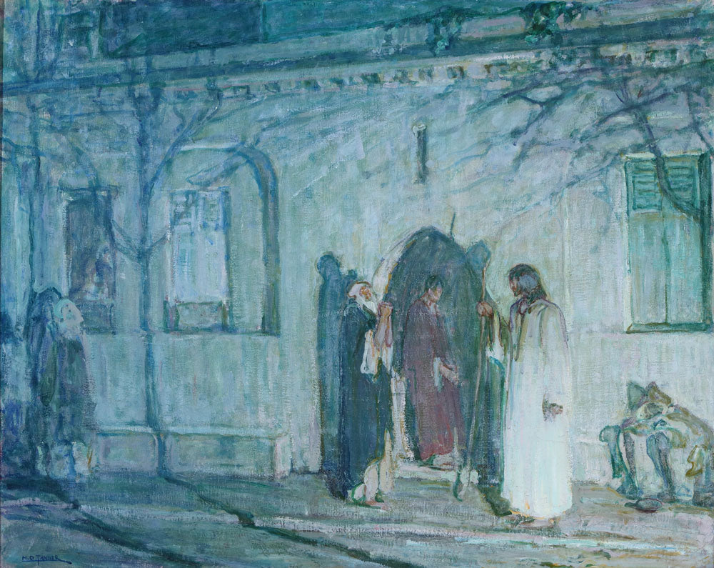 Christ and His Disciples Before the Last Supper - by Henry Ossawa Tanner