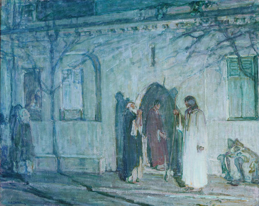 Christ and His Disciples Before the Last Supper - by Henry Ossawa Tanner