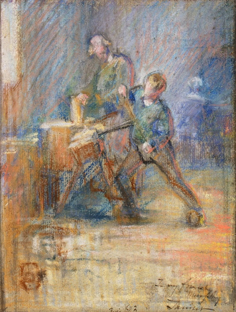 The Young Sabot Maker - by Henry Ossawa Tanner