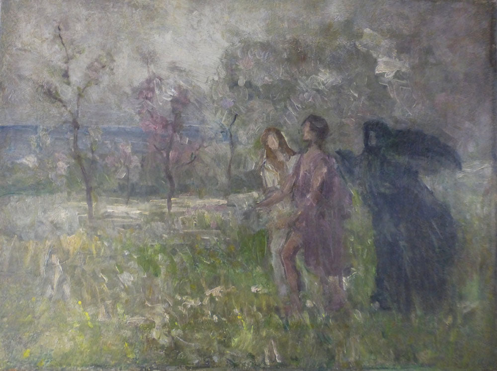 The Angel of Death Following Two Lovers - by Henry Ossawa Tanner