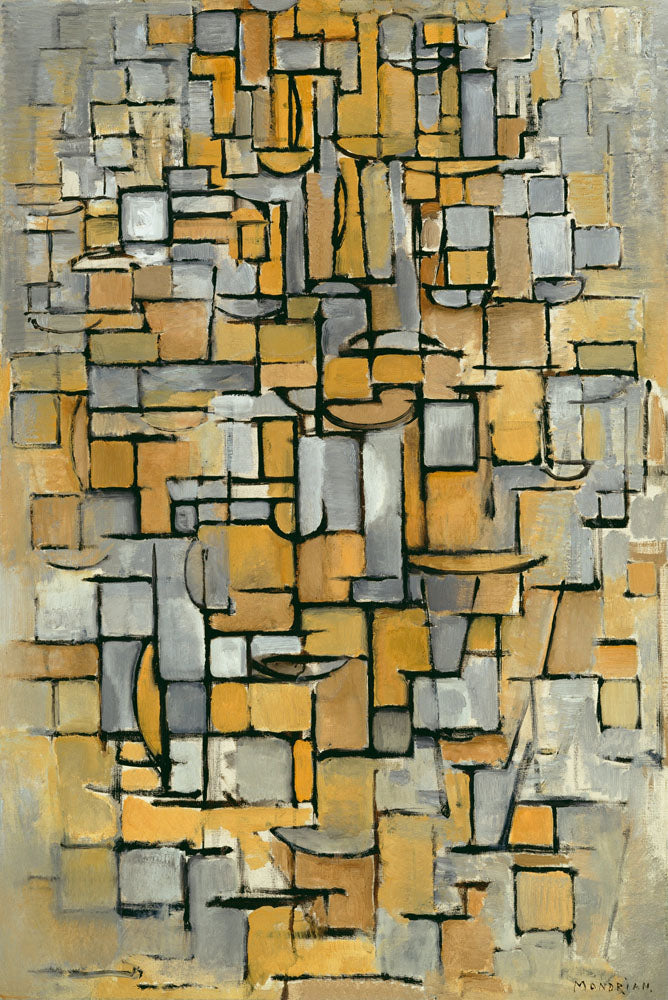 Tableau no. 1 - by Piet Mondrian