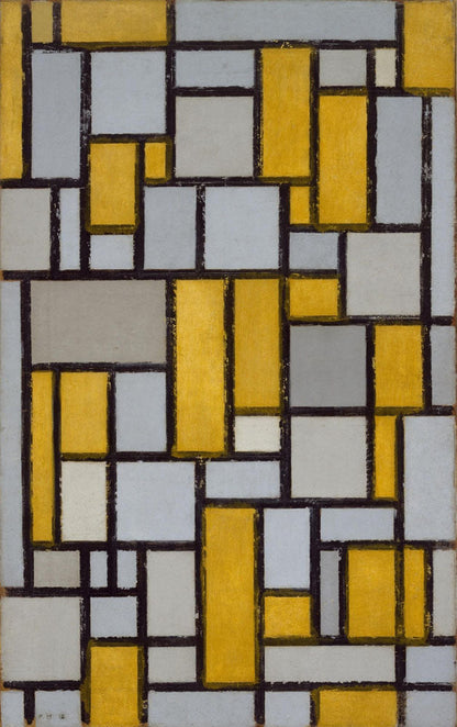 Composition with Grid #1 - by Piet Mondrian