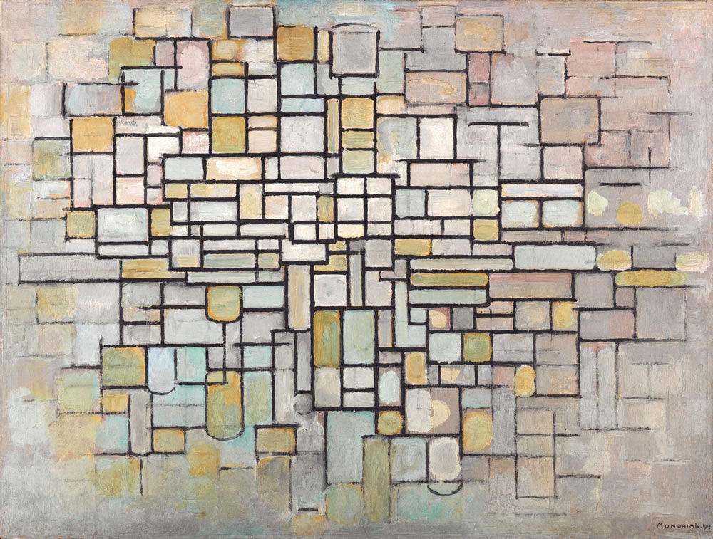 Composition no. II - by Piet Mondrian