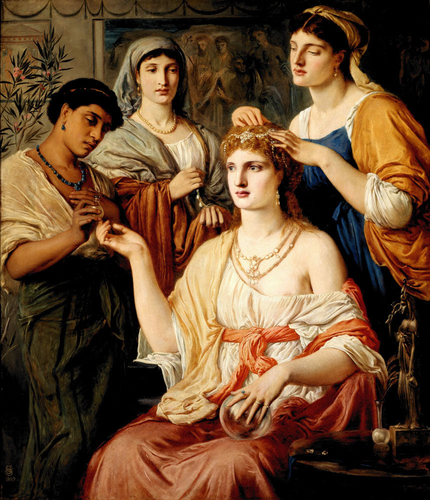 Toilet of a Roman Lady - by Simeon Solomon