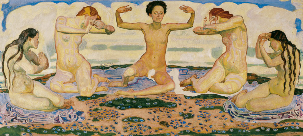 The day, 2nd version - by Ferdinand Hodler