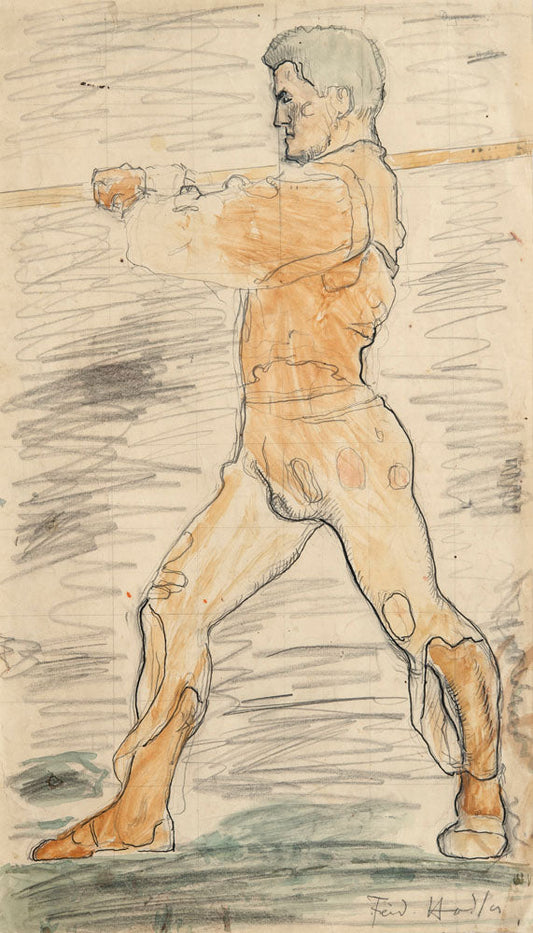 Figure study - by Ferdinand Hodler