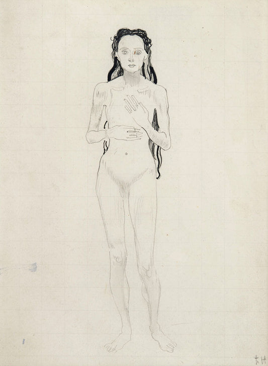 Study of a nude - by Ferdinand Hodler