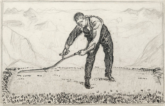 Study of "Reaper" - by Ferdinand Hodler