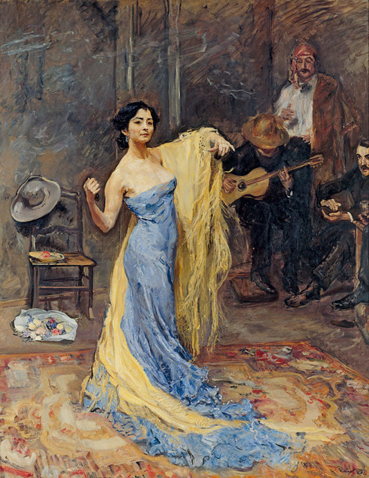 Portrait of the Dancer Anna Pawlowa - by Max Slevogt