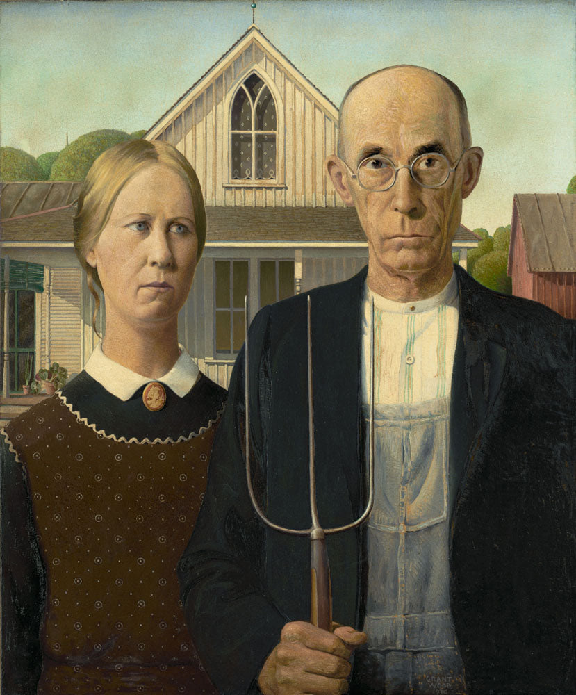 American Gothic - by Grant Wood