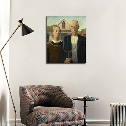 American Gothic - by Grant Wood