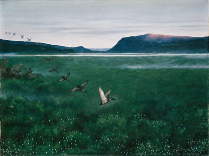 The twelwe wild Ducks - by Theodor Kittelsen