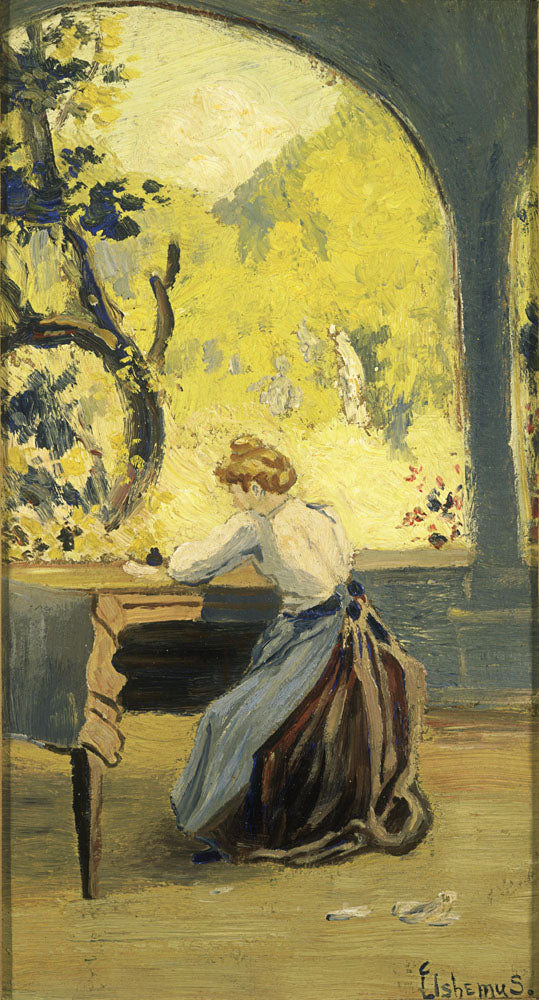 Verandah in Spring - by Louis Eilshemius