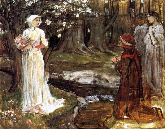 Dante and Matilda by John William Waterhouse