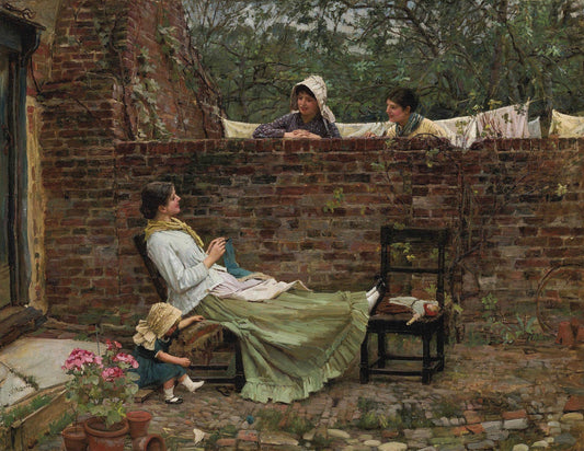 Gossip by John William Waterhouse