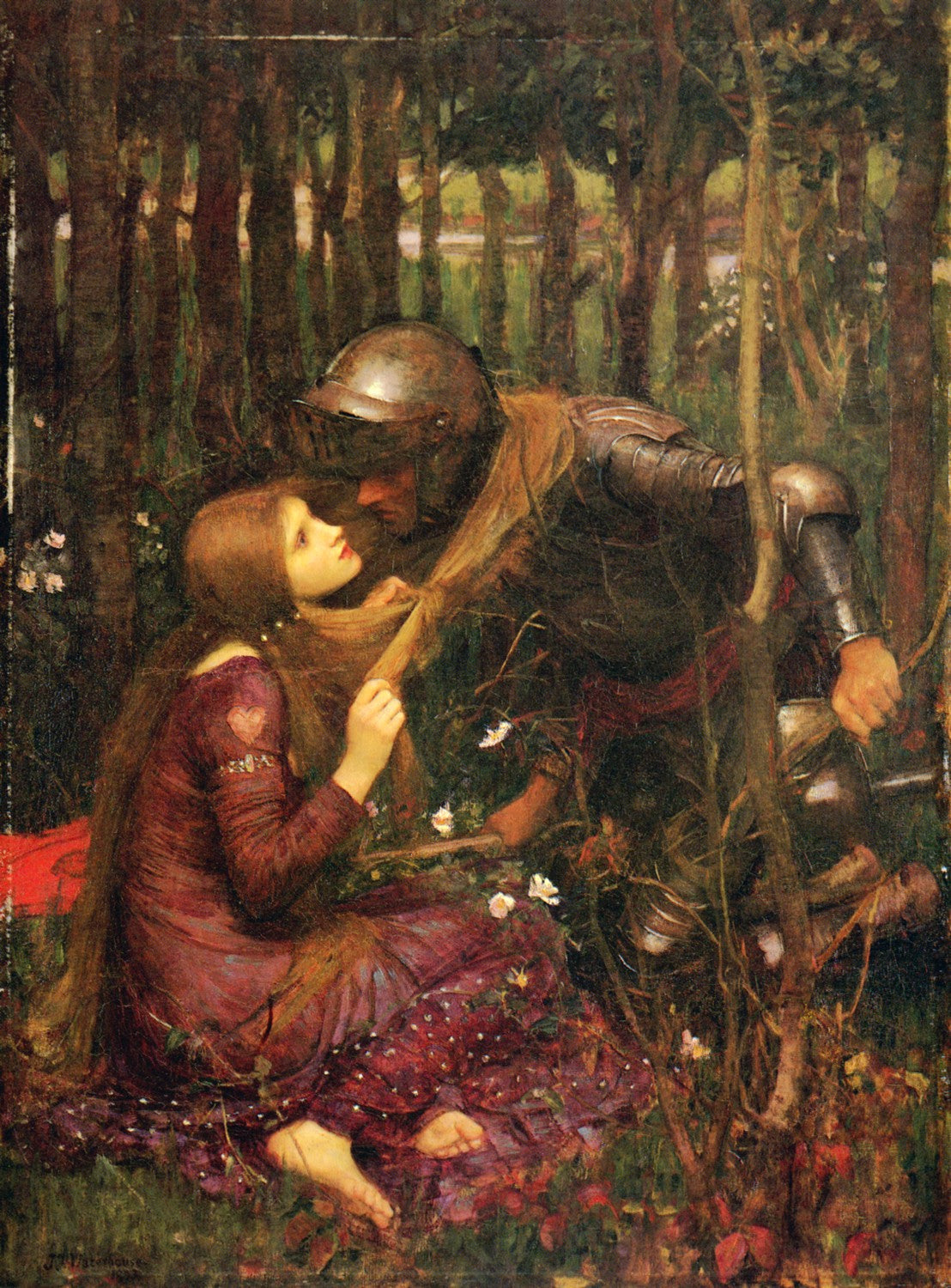 La Belle Dame sans Merci (1893) by John William Waterhouse