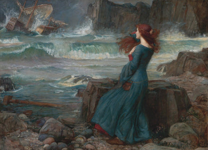 Miranda - The Tempest JWW by John William Waterhouse