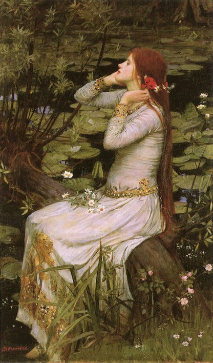 Ophelia 1894 by John William Waterhouse