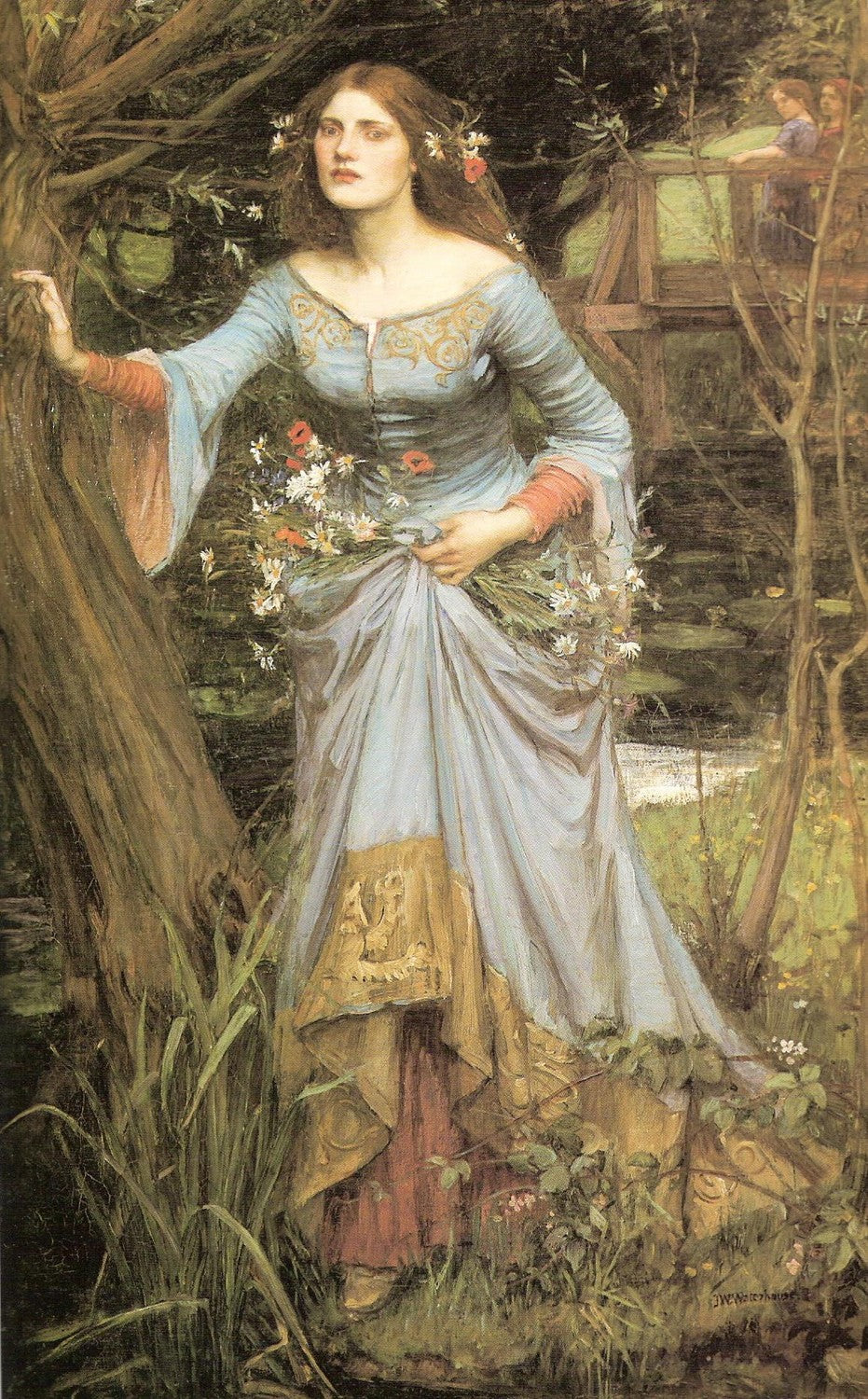 Ophelia 1910 by John William Waterhouse