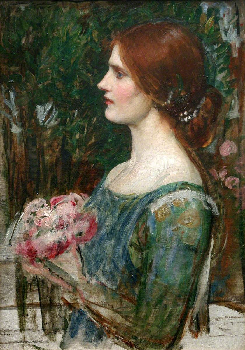 The Bouquet (study) by John William Waterhouse