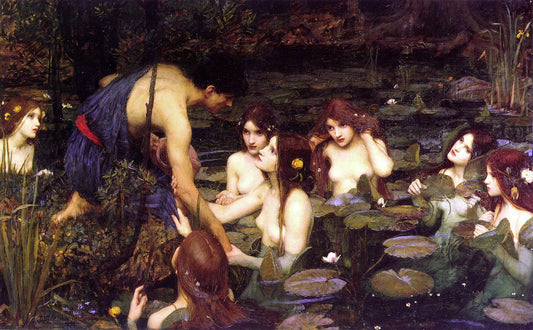 Waterhouse Hylas and the Nymphs Manchester Art Gallery 1896.15 by John William Waterhouse