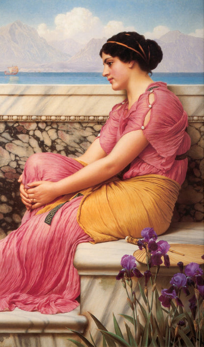 Absence Makes the Heart Grow Fonder-1912 by John William Godward