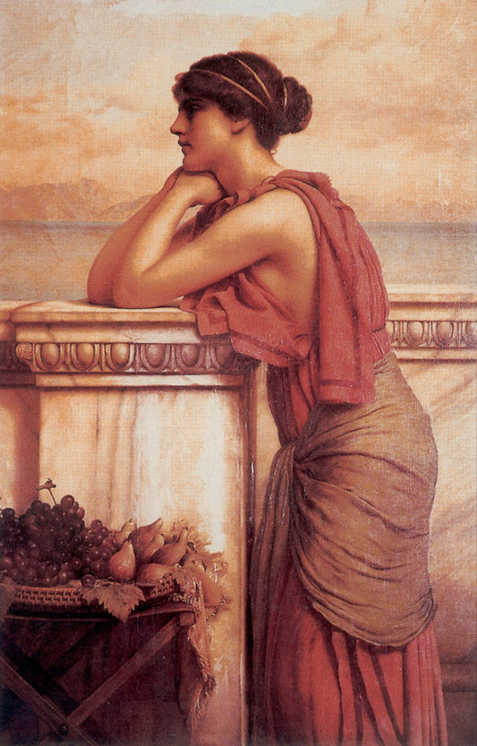 By the Wayside-1912 by John William Godward