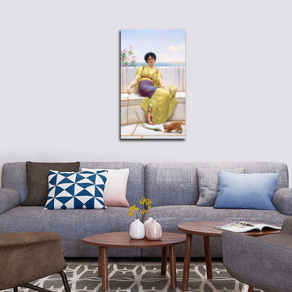 Idleness 1900 - by John William Godward