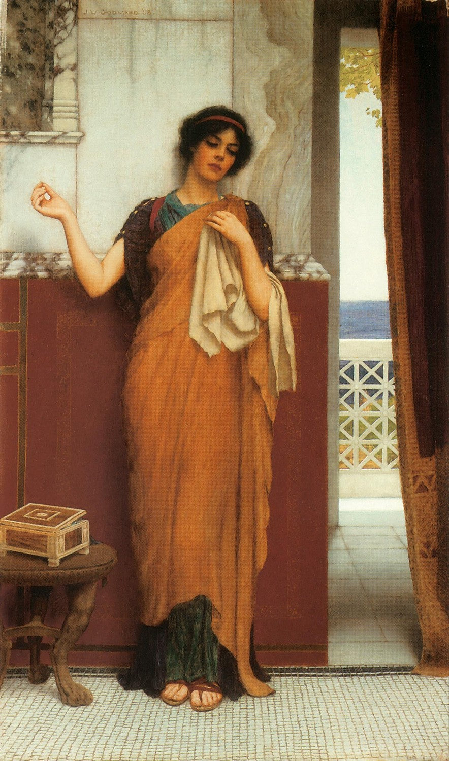 Idle Thoughts by John William Godward