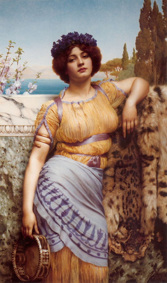 Ionian Dancing Girl-1902 by John William Godward