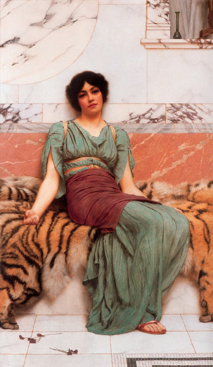 Sweet Dreams-1901 by John William Godward