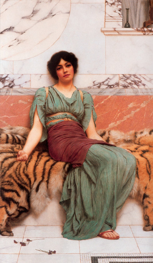 Sweet Dreams-1901 by John William Godward