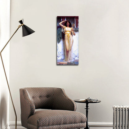 The Mirror-1899 - by John William Godward