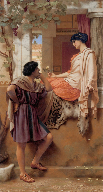 The Old Old Story 1903 by John William Godward