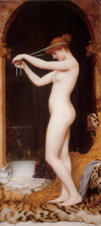 Venus Binding Her Hair by John William Godward