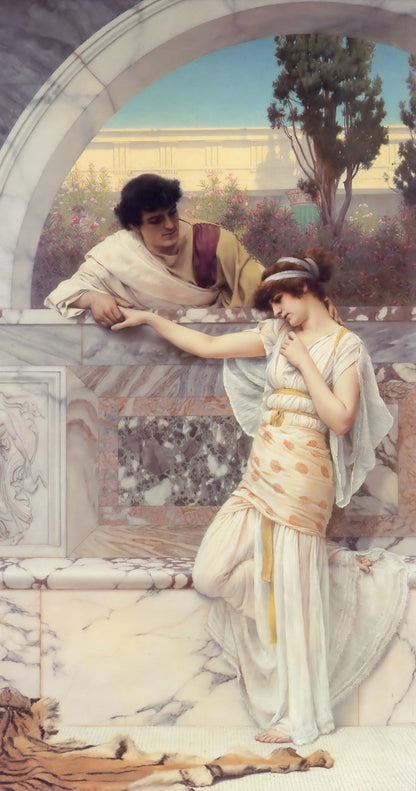 Yes or No 1893 by John William Godward