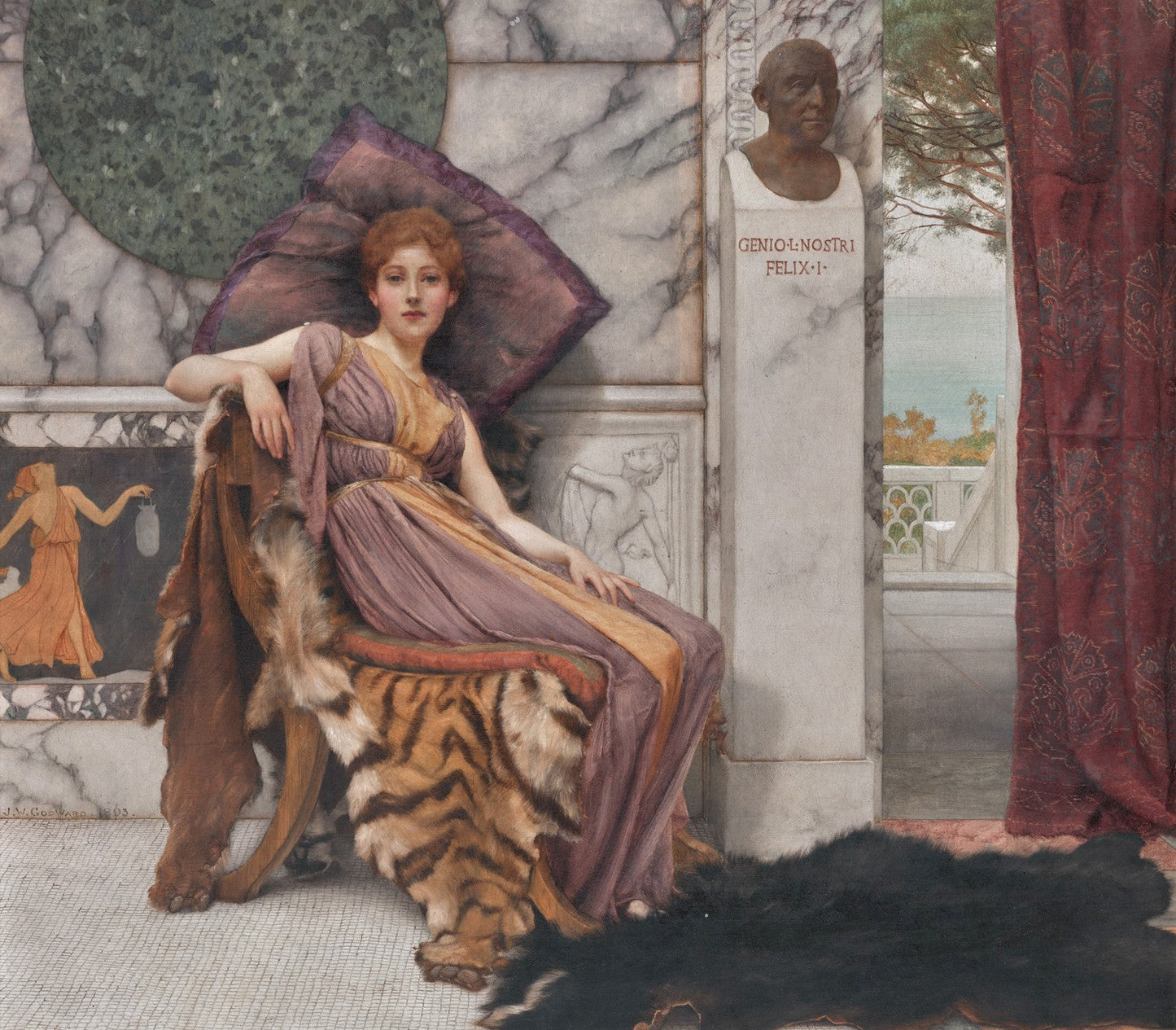 Il dolce far niente by John William Godward