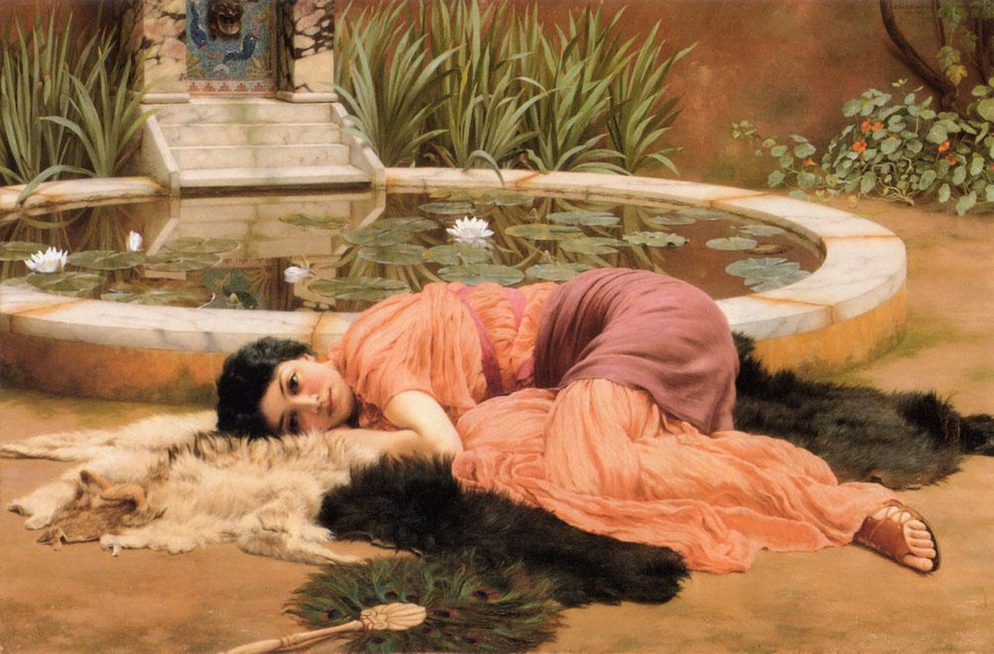 Dolce Far Niente (1904) by John William Godward