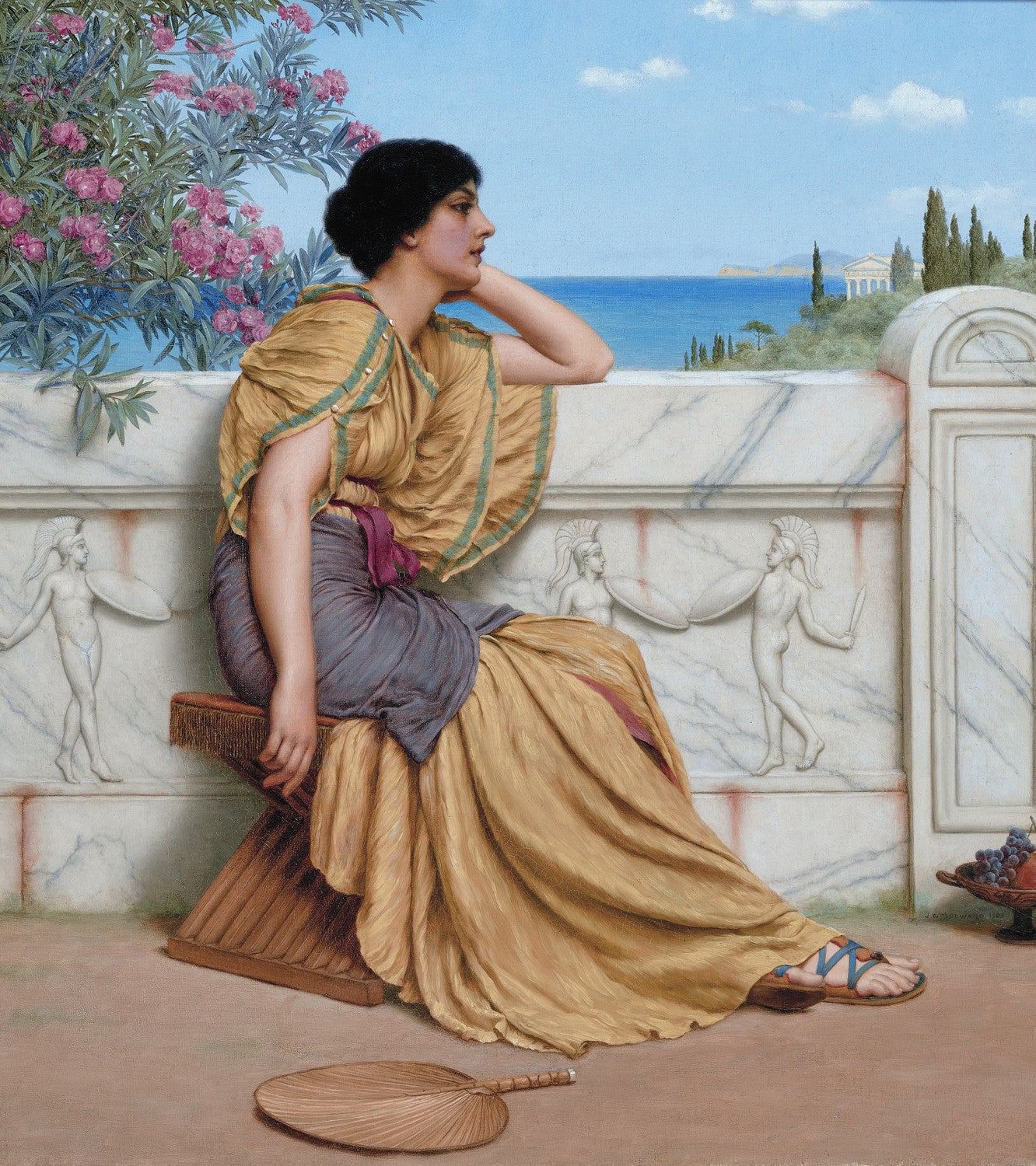 Leisure hours by John William Godward