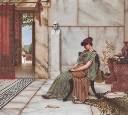 The engagement ring by John William Godward