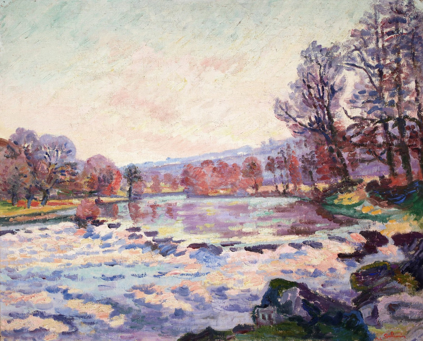 Winter on the Creuse by Armand Guillaumin