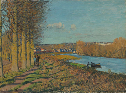 Winter Morning by Alfred Sisley