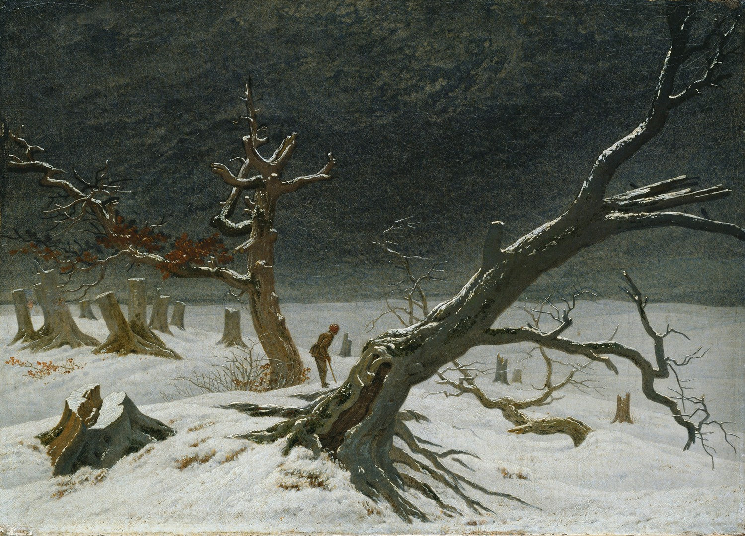 Winter Landscape by Caspar David Friedrich