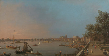 Westminster from Near the Terrace of Somerset House by Canaletto