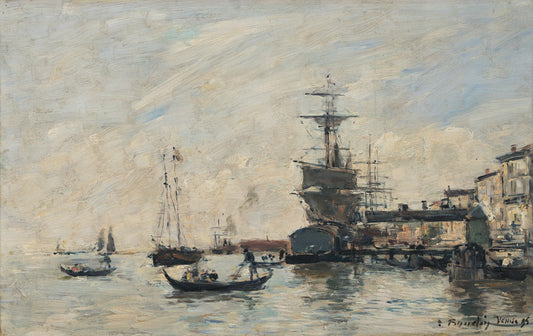 View of Venice by Eugène Boudin