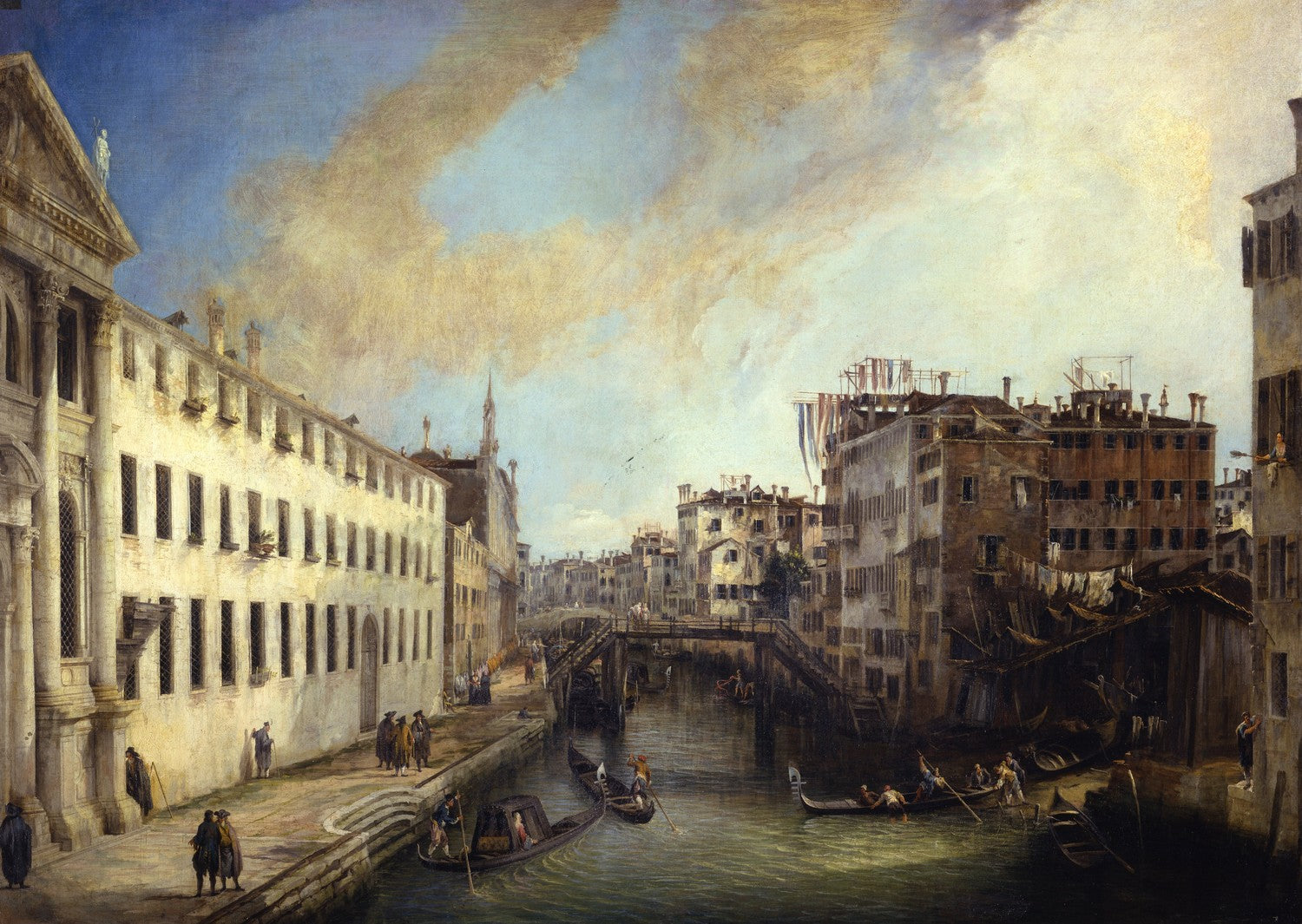 View of the Rio dei Mendicanti by Canaletto