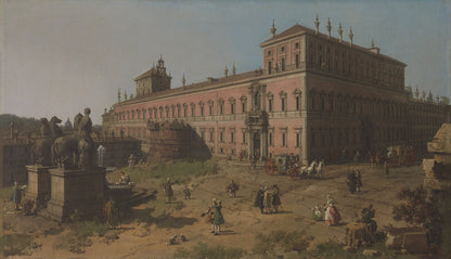 View of the Palazzo del Quirinale, Rome by Canaletto