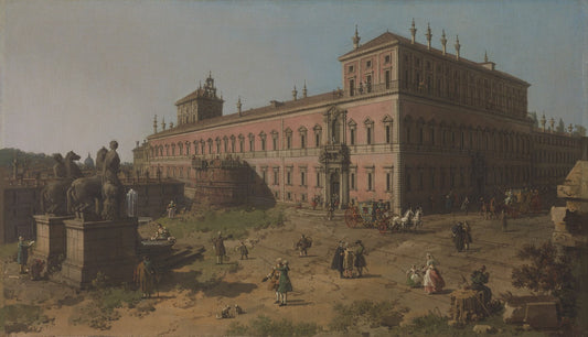 View of the Palazzo del Quirinale, Rome by Canaletto