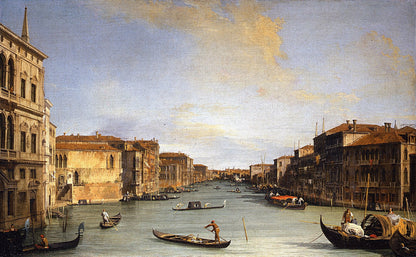 View of the Grand Canal by Canaletto